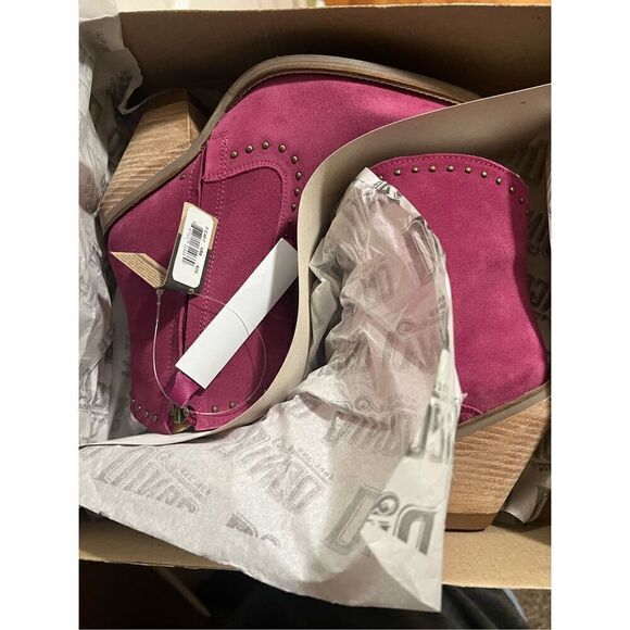 Dingo Womens Classy N' Sassy Snip Toe Casual Boots cowgirl western 7 - Picture 8 of 9